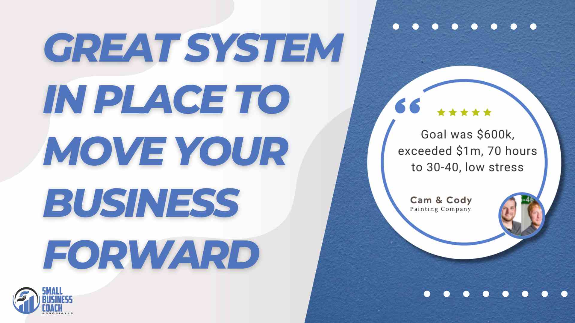 Great System in Place To Move Your Business Forward